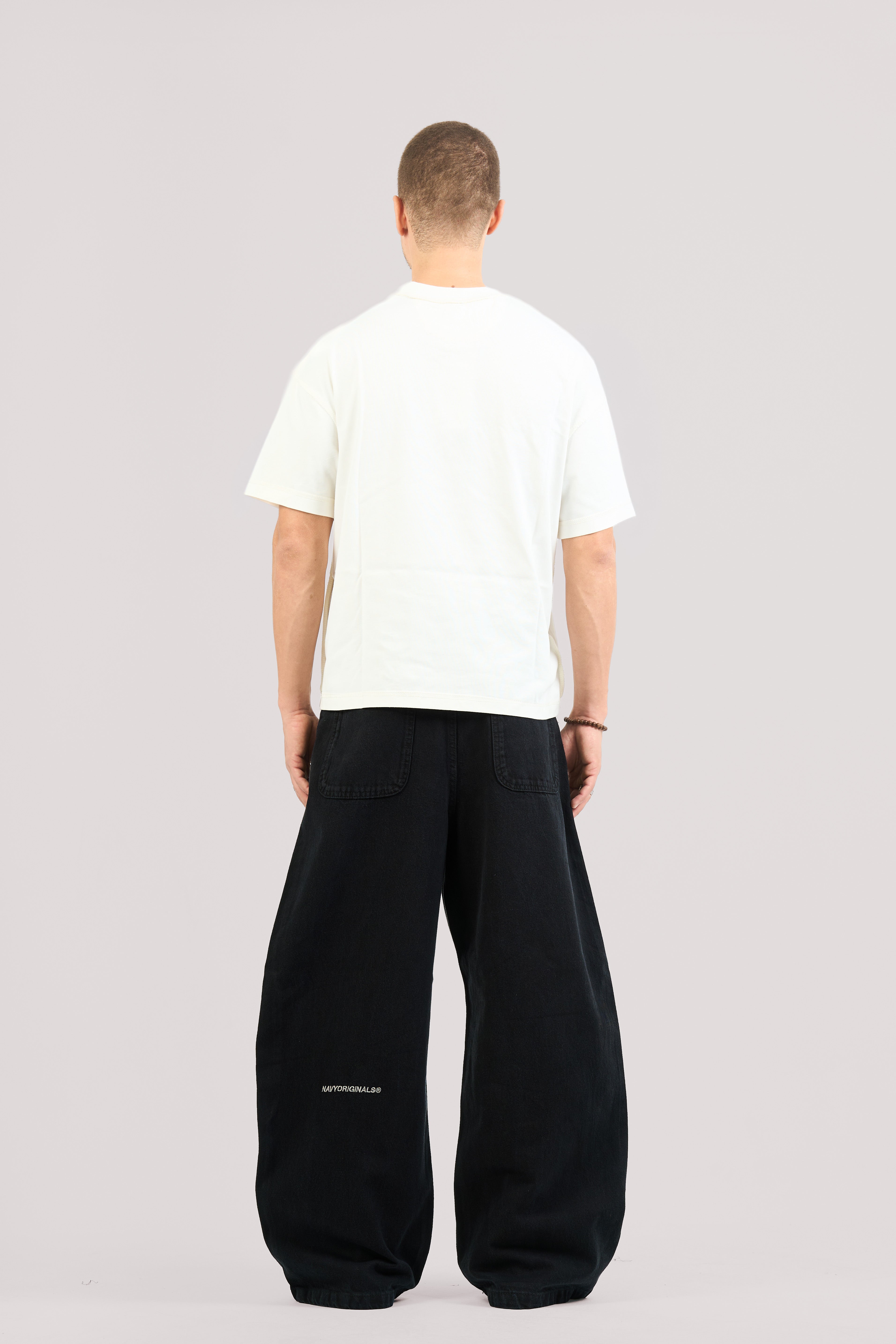 PITCH BLACK SUPER BAGGY JEANS