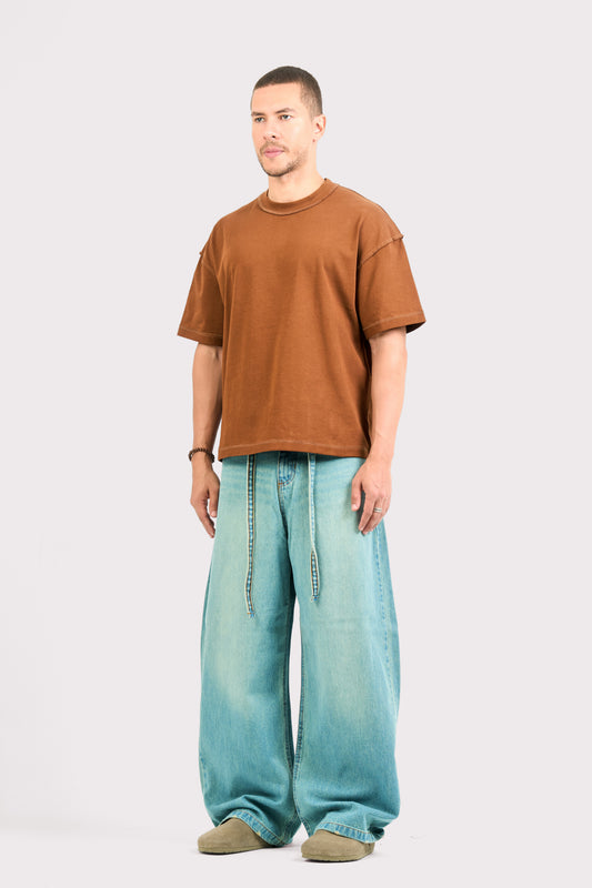 LIGHT BLUE SUPER BAGGY JEANS