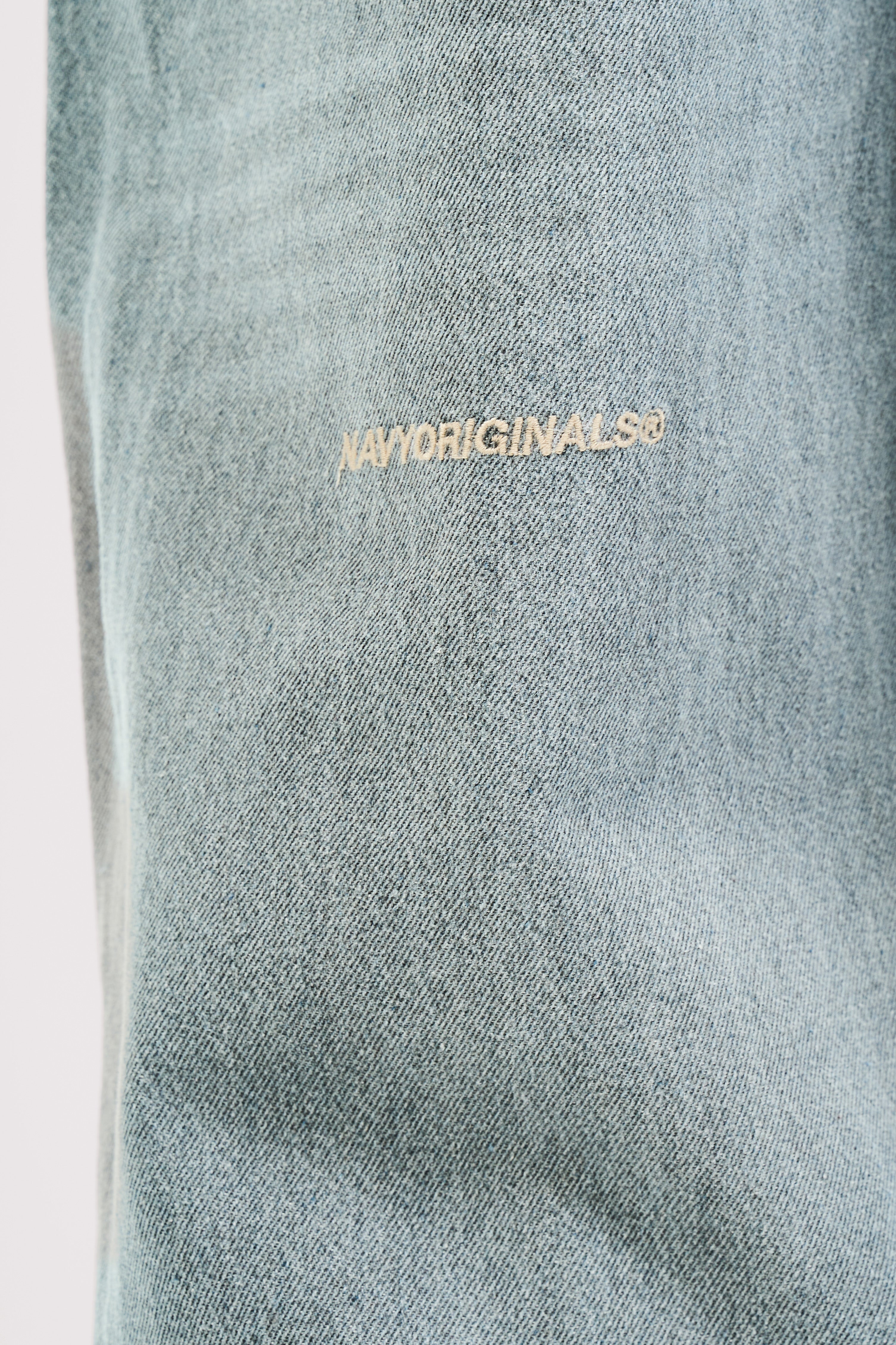 GREY SUPER BAGGY JEANS