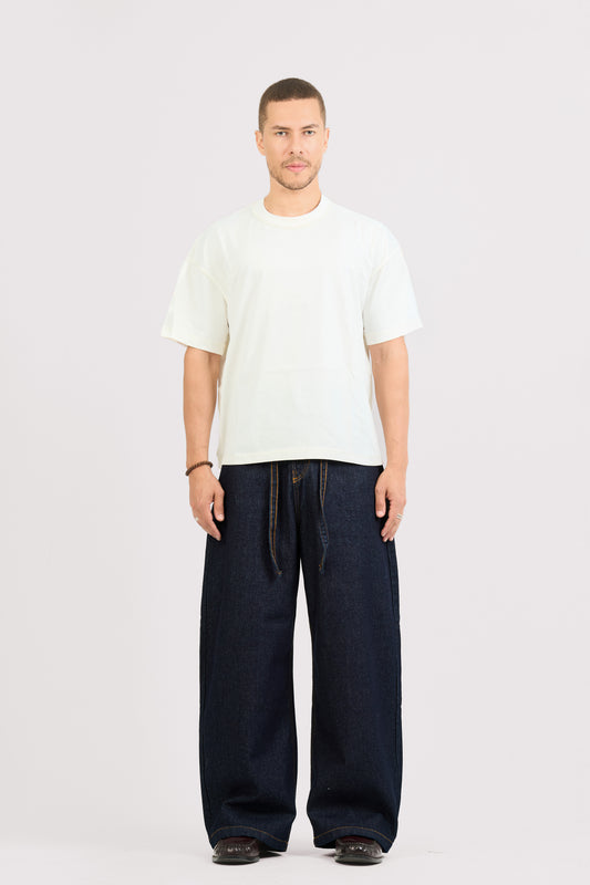 RAW BLUE SUPER BAGGY JEANS