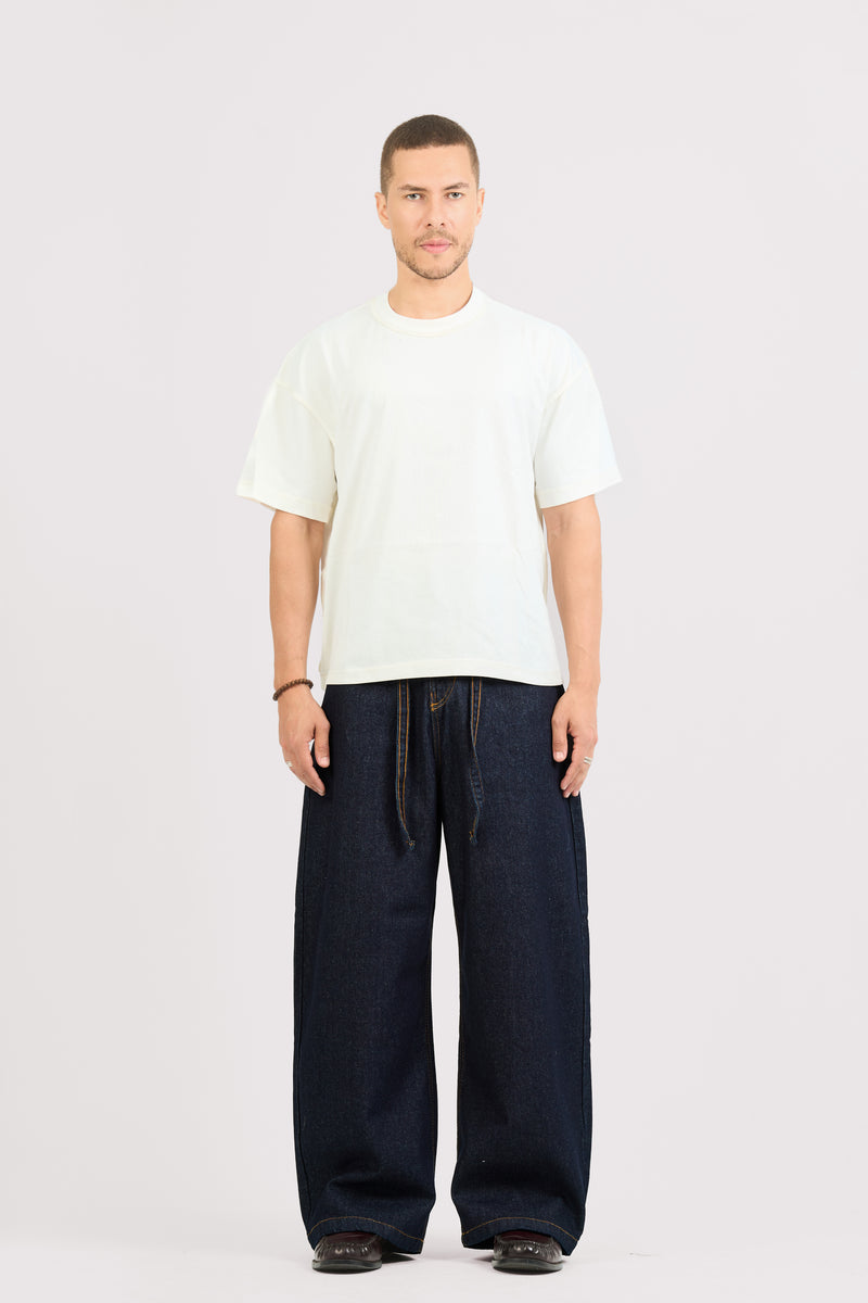 RAW BLUE SUPER BAGGY JEANS