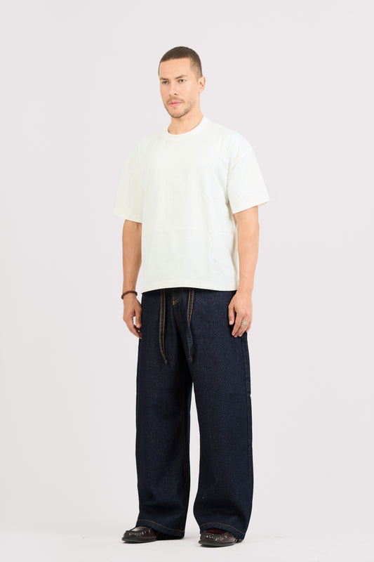 RAW BLUE SUPER BAGGY JEANS