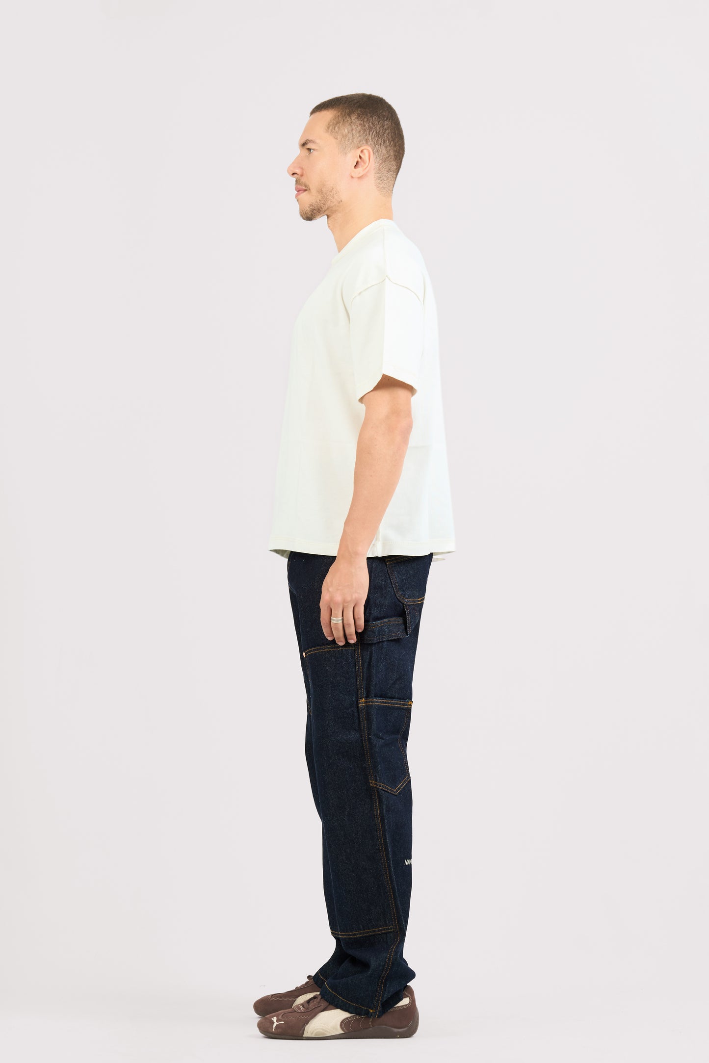 RAW BLUE CARPENTER JEANS
