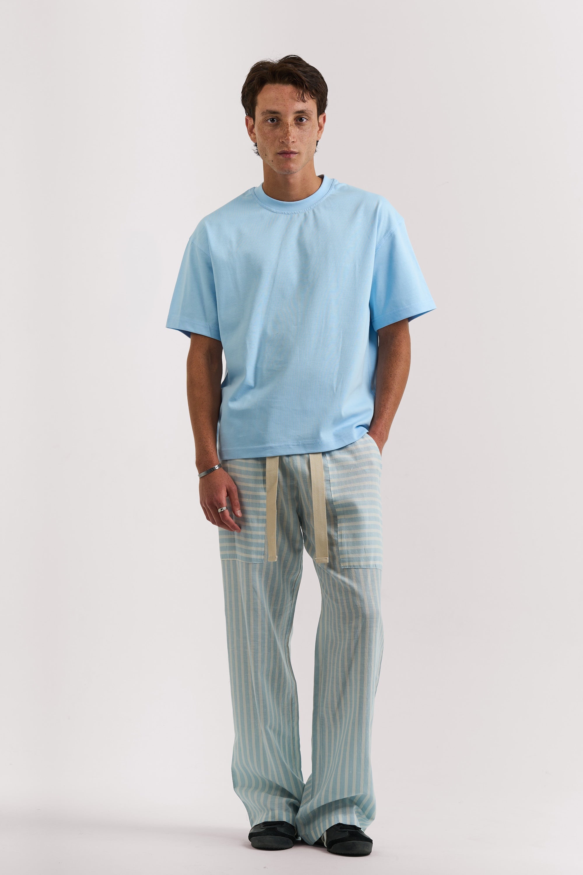 SKY BLUE BASIC T-SHIRT