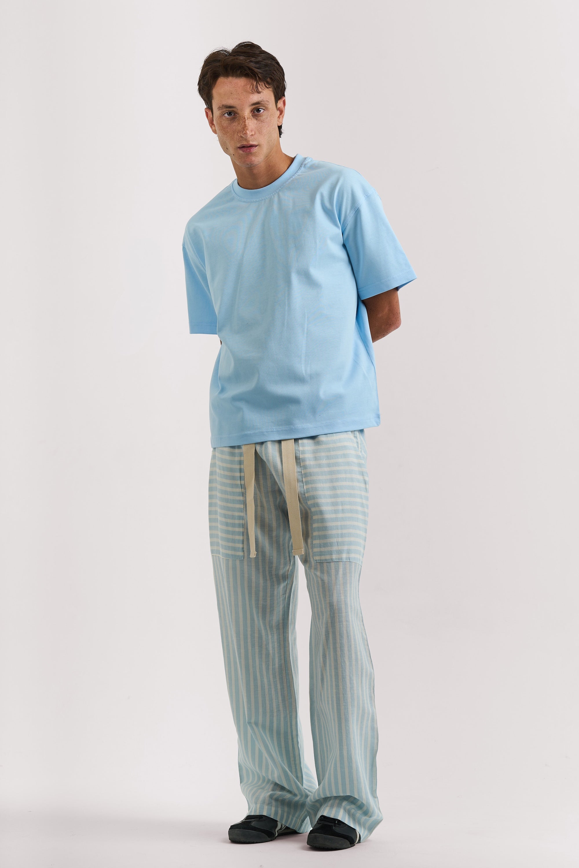 SKY BLUE BASIC T-SHIRT