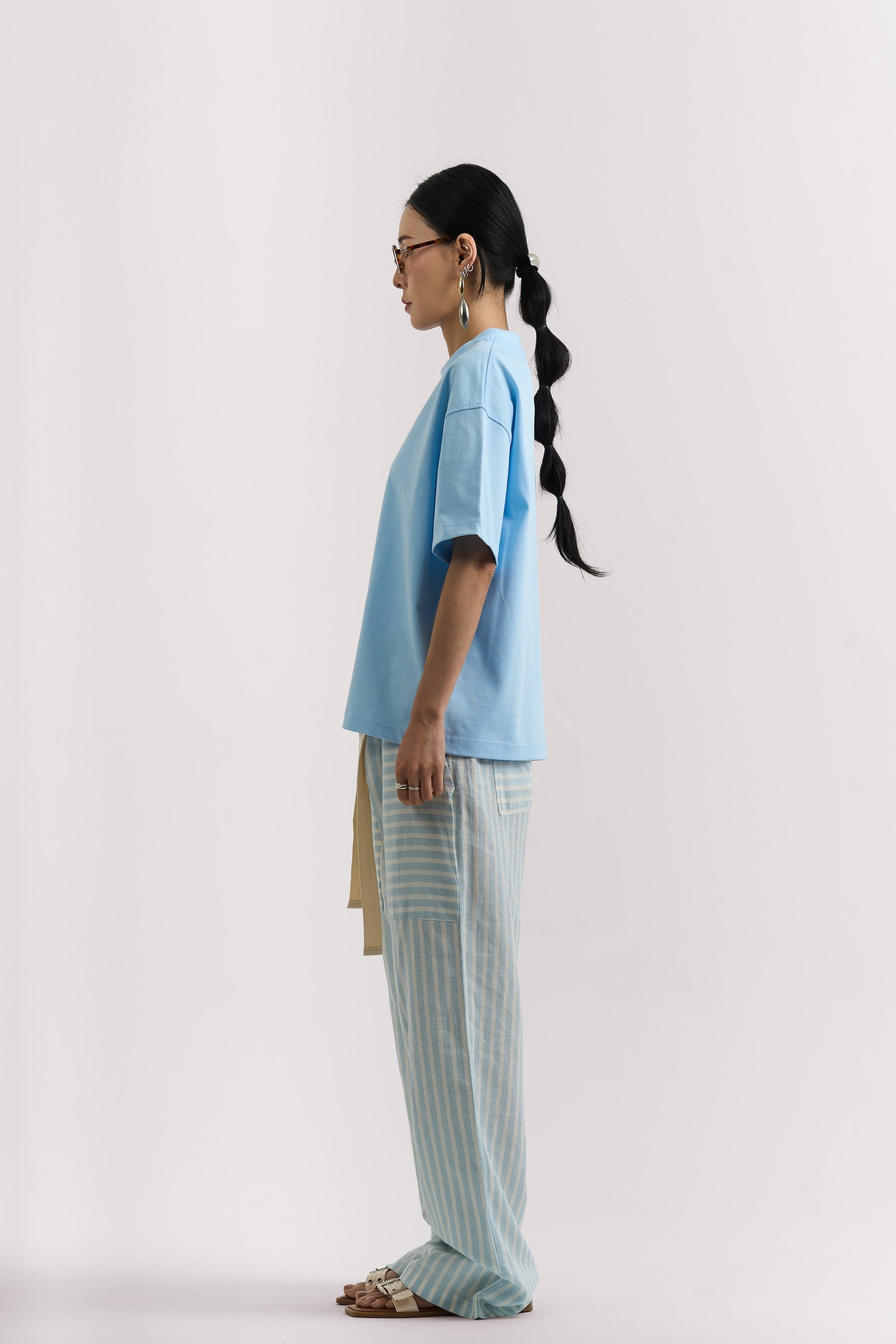 SKY BLUE BASIC T-SHIRT