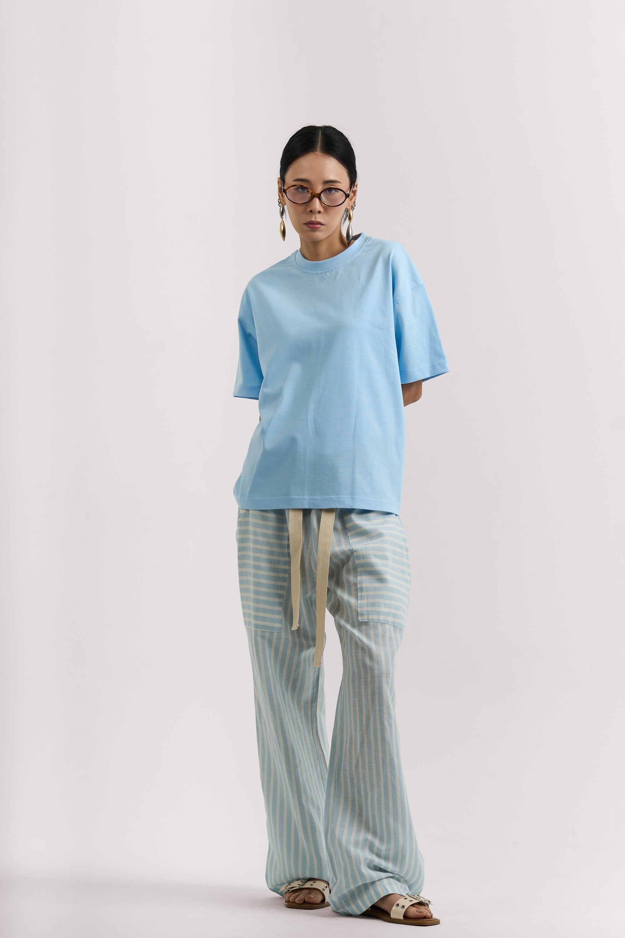 SKY BLUE BASIC T-SHIRT