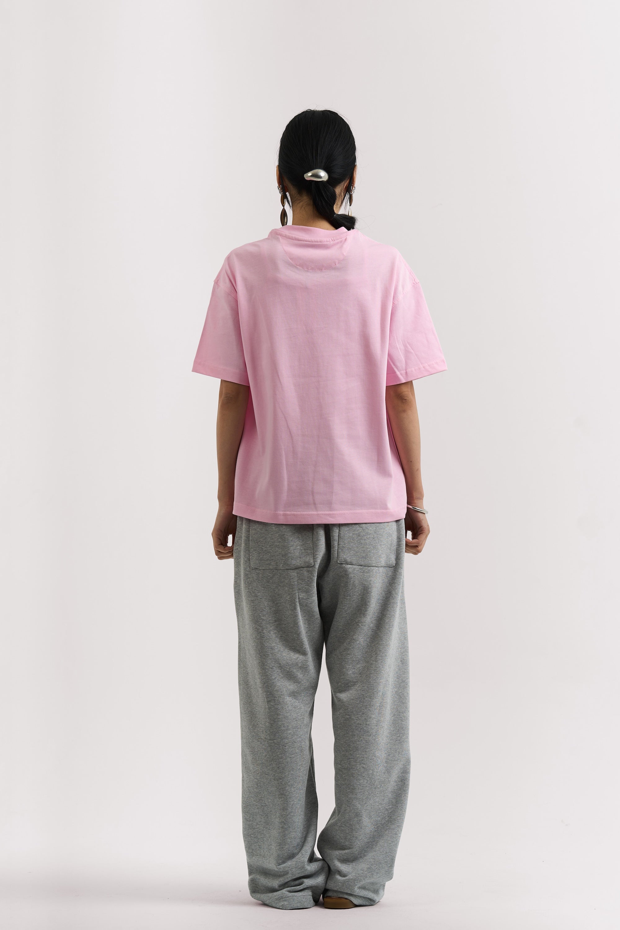 GREY ESSENTIAL SWEATPANTS