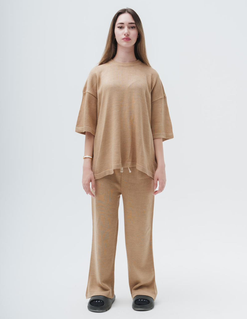 302 Knit Pants Beige