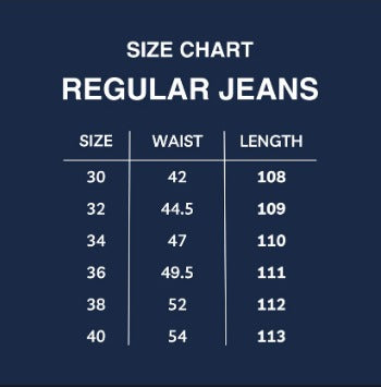 BLUE REGULAR SLANTED JEANS